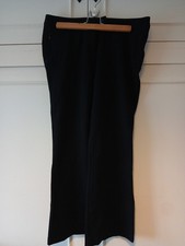 Next Black Bootcut Size 14 L Trousers Stretchy