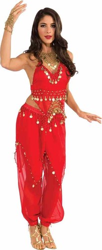 Belly dancer red - belly, arabian