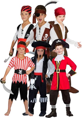 Pirate boys fancy dress - boys,