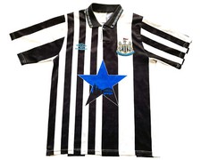 Newcastle Home Shirt 1991 -93 BERESFORD 3 (good) Umbro Adults Small