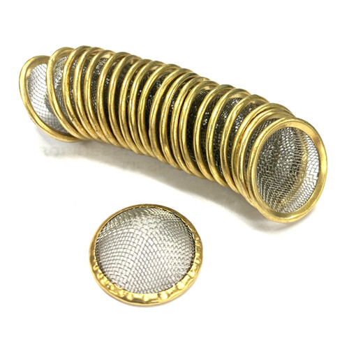 Brass metal conical bowl - conical,