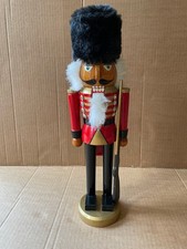 Krebs & Sohn Large Traditional Vintage Wooden Nutcracker Guard Soldier by 41cm