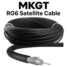 MKGT Black/White RG6 Satellite