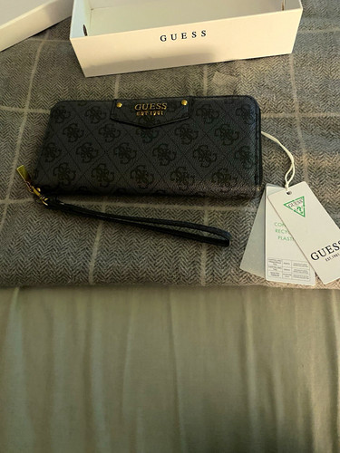 Guess black logo - guess, faux