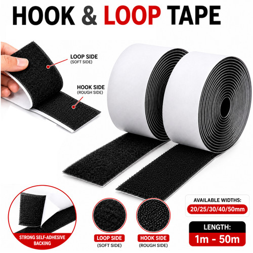 Self adhesive tape - self, and