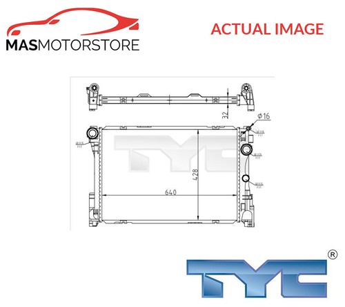 Engine cooling radiator tyc - engine,