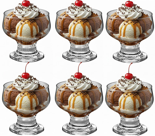 Set glass dessert - glass,