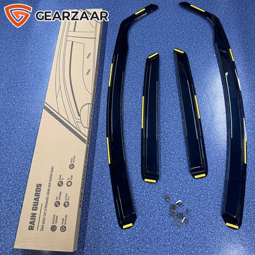 4pcs wind deflectors - deflectors, tinted