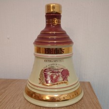 Wade Porcelain Bells Scotch Porcelain Christmas 1996 Whisky Decanter. (empty)