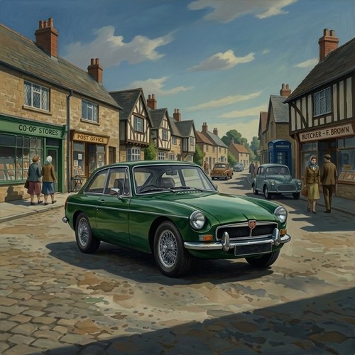 Mgb sports car - sports,