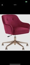 Habitat Marco Velvet Office Chair