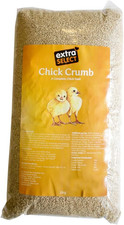 Extra Select Baby Chick Crumb - Complete Chick Feed for Growth, Quail Food, & Du