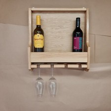 Bespoke Solid Oak Wooden Wine Rack Storage - The Perfect Gift