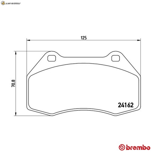 Brake pad set disc - ,