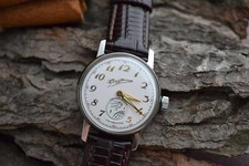 Sputnik Watch Ussr Pobeda Soviet Vintage Mechanical Russian Strap Wrist Military