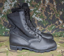 WELLCO WP BLACK LEATHER HOT WEATHER JUNGLE BOOTS British Army Issue - 13 M