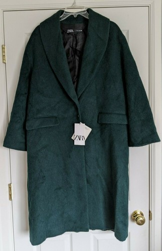 Nwt zara manteco wool mohair - zara,