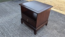 Stag low bedside with shelf