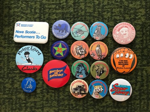 Vintage badges including - vintage,