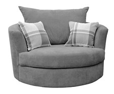 Swivel Round Cuddle Chair