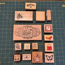 Large Bundle of Wooden Blocks