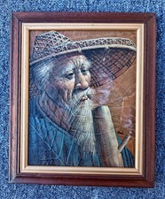 Thai / Burmese Original Framed