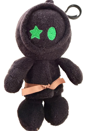 14cm black hooded soft - black, toys