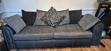 DFS Sofa Set (4 seater + Cuddler Chair) Ollie / Carrara 14000 RRP