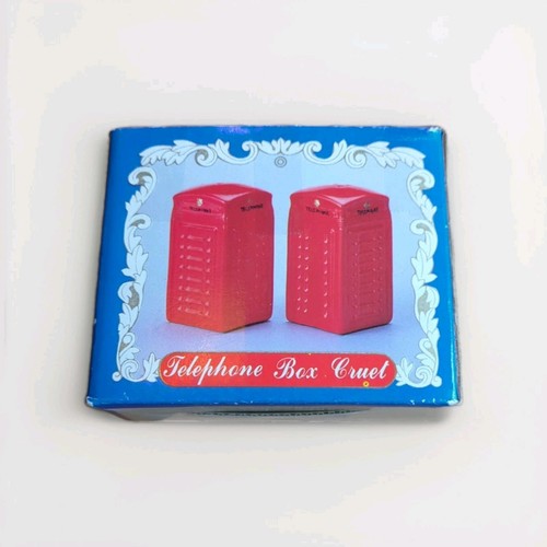 Red phone box - salt, pepper
