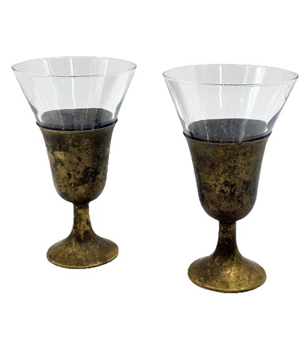 Vtg rare pair handcrafted - pair,