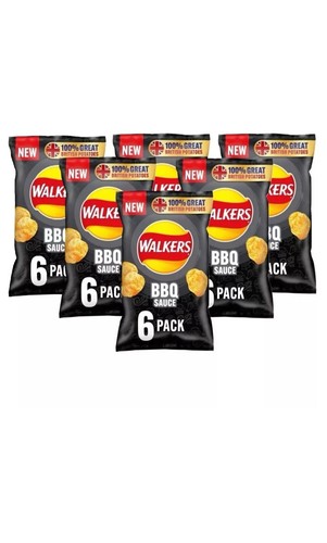 Walkers bbq sauce flavour - walkers,