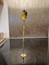 Decorative Brass Twist Bodied Spoon