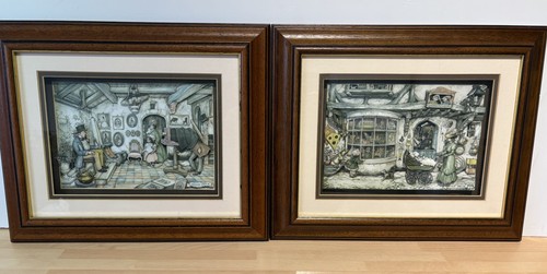 Pair vintage anton - of, 3d