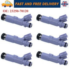 6PCS FUEL INJECTOR 23209-70120 FITS FOR Toyota LEXUS IS200 2.0 PETROL 1999-2005