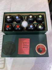 Vintage Carpet Bowls “b & A