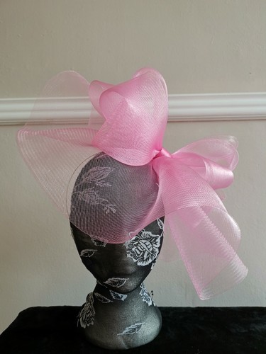 Light baby pink fascinator - baby,