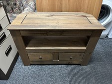 Modern Tv Cabinet Mexican Pine “ Corona “ 2 Drawers 