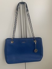Royal blue Genuine leather
