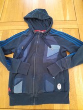 ADIDAS Team GB Hoodie Navy blue tracksuit top hoodie Hooded sweatshirt UK 8
