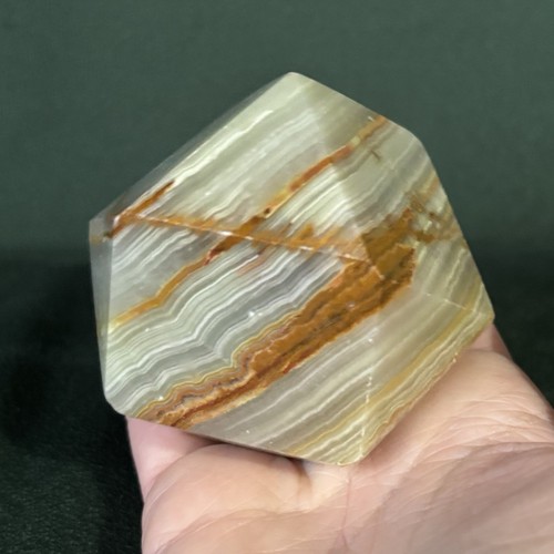 Retro cut onyx - onyx, crystal
