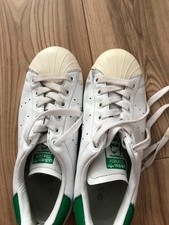 VINTAGE ADIDAS SUPERSTAN unisex TRAINERS SIZE 4 UK STAN SMITH DESIGN