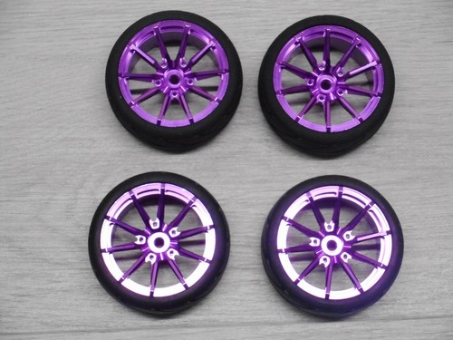 Purple anodised alloy wheels - purple,