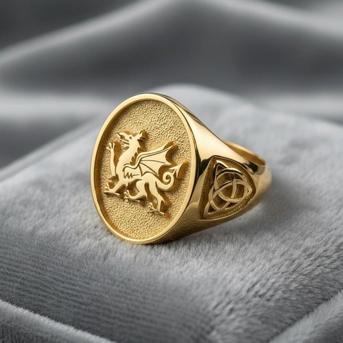 Yellow gold plated welsh - yellow,