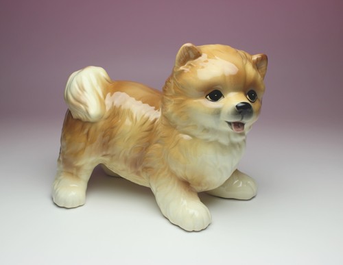 Pomeranian puppy porcelain - pomeranian,
