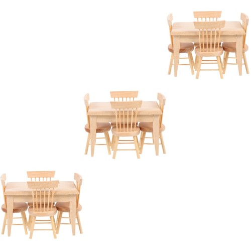 Khaki mini wood table and - mini,