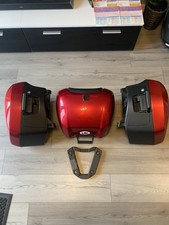 VFR1200F Factory Honda Pannier And Top Box Set With Mounting Plate.1 KeyFitsAll.