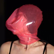 Transparent Latex Hood w/