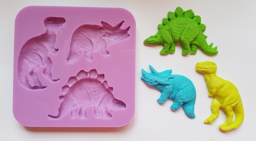 Large 5cm dinosaurs silicone - large,