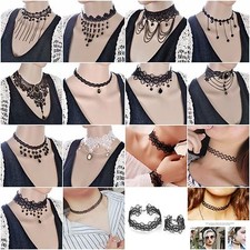 Vintage Gothic Black Lace