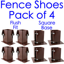 Fence Post Shoes Bolt Down